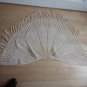 Vintage Creamy White Yarn Crocheted Cape Bed Jacket 60's/70's