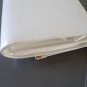 Vintage White Leather Like clutch Purse Mino