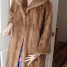 Vintage Gorgeous Light Brown Mink Fur Women Coat Size 14  Syndicat de Quebec 60s