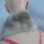 Vintage Sapphire Grey Mink Fur Collar Preowned