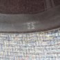 Vintage Brown !00% Wool Tweed Men Hat 6&Acirc;&frac34; 21&Acirc;&frac12; in 55cm Made in France