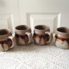 Vintage Laurentian Pottery 4 Cups TUNDRA
