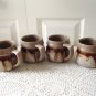 Vintage Laurentian Pottery 4 Cups TUNDRA