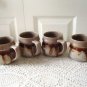Vintage Laurentian Pottery 4 Cups TUNDRA