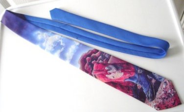 Vintage Ralph Marlin "Boots & Spurrs" Men Polyester Tie