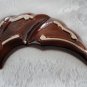 Vintage Brown Beauceware Divided Hors d'oeuvres Dish #1495