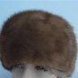Vintage Medium  Brown Mink Women Hat XS 21 inches  Made Canada  60's