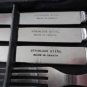 Vintage Yellow Art Deco Design Bakelite Steak Knives/Forks 11 pcs Made Canada