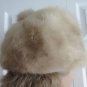 Vintage Genuine Pastel Cross Mink Women Hat/Cap  Small 21 1/2 in Made Canada
