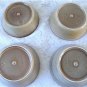 Vintage Beige /Brown 4 Soup Bowls Beauceware  #2024