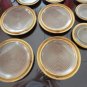 Vintage Laurentian Pottery Lava  Yellow/Brown 14 pieces Lot 70's