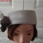 Vintage Light Grey Furf felt Women Hat Andre Small 21&Acirc;&frac12; inches Made in Canada