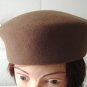 Vintage Light Brown Doeskin Felt Women Hat Kates Small 21&Acirc;&frac12; inches Made in Canada