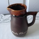 Vintage Brown Pottery Cruet "La Roche Pleureuse" Canada
