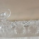 Vintage Crystal d'Arques Lead Crystal Louvre Pattern 5 Pcs Lot Wine, Cordial Vintage Crystal d'Arques Lead Crystal Louvre Pattern 5 Pcs Lot Wine, Cordial