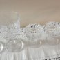 Vintage Crystal d'Arques Lead Crystal Louvre Pattern 5 Pcs Lot Wine, Cordial
