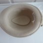 Vintage Beige Wool Felt /Huge Ostrich Feather Women Hat Small 21½" Georgette CA