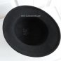 Vintage Black Doeskin Felt Women Hat 22 inches Medium 70's