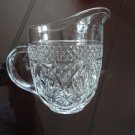 Vintage Pressed Glass Creamer Pineapple Design Vintage Pressed Glass Creamer Pineapple Design