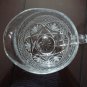 Vintage Pressed Glass Creamer Pineapple Design