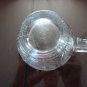 Vintage Glass Cup Flower Embossed Design Indonesia cp-766