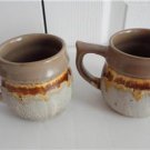 Vintage Laurentian Pottery  2 Cups TUNDRA