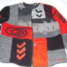 Women's Size S Chenille Quilted Sweater Jacket