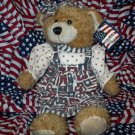 Soft Cuddly Patriotic  Bear Female