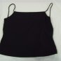 Women's Size Large Silver Gate Black Summer Top