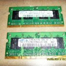Samsung 1gb 2x512MB DDR PC2-4200 SoDimm Laptop Memory