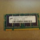 Micron 128MB PC2100 DDR 266MHz SoDimm Laptop Memory