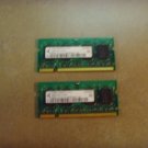 512MB (2x256mb) PC2 4200S HYS64T32000HDL-3.7-A SoDimm