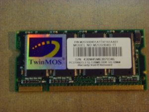 Laptop Memory M2G5H04D-TT 128MB PC2700 DDR RAM 333MHz