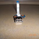 Compaq CQ56 USB Port Board DA0AX1TB6E0 + Ribbon Cable