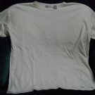 Women's Size Medium PHR Basics White Ribbed Shirt