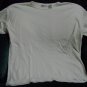 Women's Size Medium PHR Basics White Ribbed Shirt