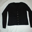 Womens Size Small Black Sparkling Sweater