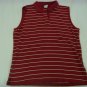 Women's Size Medium Gap Sleeveless Polo Style Shirt