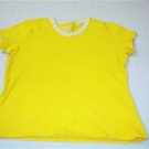Girl's Size Large Arizona Yellow V-Neck T-Shirt