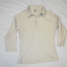 Junior's Size Small Maurices Tan Collard Shirt