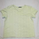 Women's Medium Mint Green V-Neck Shirt