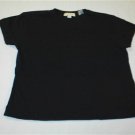 Junior's Medium Ann Taylor Black T-Shirt