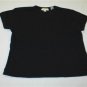 Junior's Medium Ann Taylor Black T-Shirt