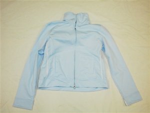 Womens Large SO GSJC Light Blue Zip Up Stretch Jacket