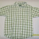 Boy's Size Large Arizona Jean Co. Green Plaid Shirt