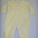 Infant Girl's Size 6/9 Months Yellow 1Pc Fleece Outfit