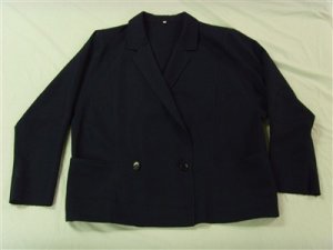 Women's Plus Size 50 Blue Blazer
