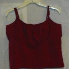 Junior's  XL Faded Glory Spaghetti Strap Top (Red)