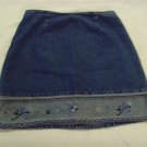 Junior's Size 7 / 8 Route 66 Blue Jean Skirt