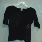 Girls plus 10 1/2 / 12 1/2 Faded Glory 3/4 Sleeve Shirt